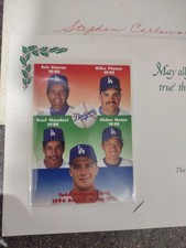 1996 Dodgers Rookie Of The Year Todd Hollandsworth Exclusive Uncirculated Card