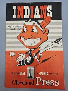 Cleveland Indians vs Philadelphia Leichtathletik 18. Juni 1950 offizielles Punktebuch - Bild 1 von 11