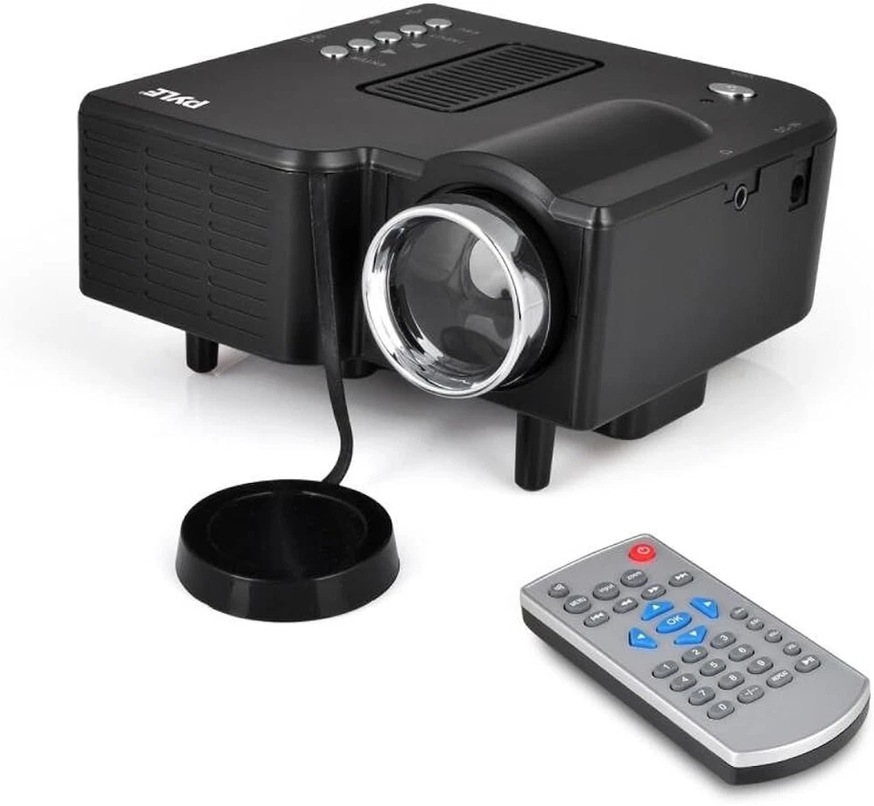PYLE PRJG48 Mini Compact Pocket Projector Full HD 1080p Support - Image 1 of 4
