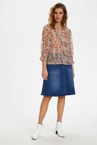 CREAM Bluse / Red Flower Tree / UVP 60€ / Danische Bohemian Premium Mode  / 38-M - Bild 1 von 8
