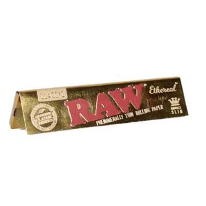 Raw Gold Edition Paper King Size Slim Vegan Usa 1 Booklet (Pack of 32 Leaves) - Picture 1 of 2