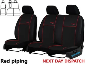 FORD TRANSIT Mk8 2015 - 2025 TAILORED FABRIC SEAT COVERS - Picture 1 of 5