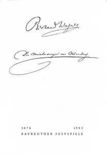 BAYREUTHER FESTSPIELE 1983 - Bild 1 von 1
