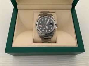 Rolex Explorer II 42 Stahl Ref. 216570 schwarzes Zifferblatt aus 2018 LC100 neu - Bild 1 von 4