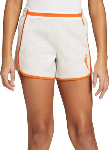 DSG ' GIRLS ' SPORT FLEECE MID-RISE SHORTS ' WNBA ' - SIZE SMALL (8-9) - Image 1 of 1