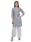 Trendmy ChikanKari Indian Wear Grey XS A Guide to Comfortable and Style And Girl