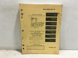 TM 9-2320-354-10 Wrecker-Recovery, Tactical Truck, 8x8, M984. 1987 - Picture 1 of 8