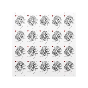 60 FOREVER Stamps 3 Sheets Of 20 Wedding Vintage Rose MNH - Picture 1 of 5