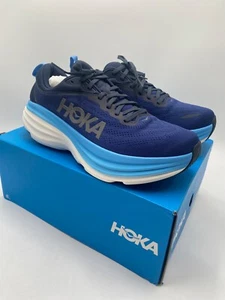 Hoka Men's Bondi 8 Running Shoes US 11.5D Outer Space/All Aboard - Picture 1 of 9
