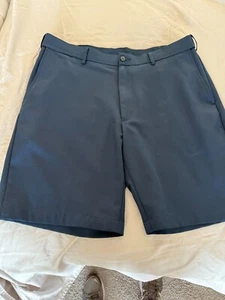 PGA Tour Herren Golfshorts Größe 36 blau vorne flach Freizeit Performance 10" - Bild 1 von 3