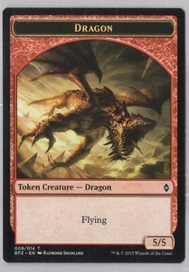 1x Dragon Token #008 - Battle for Zendikar - Near Mint - Bild 1 von 1