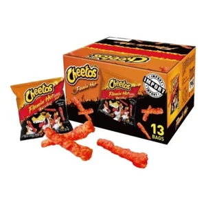 [Cheetos] Flamin' Hot Cheese Flavored Crunchy 35g x 13/ Pack 奇多 香辣起司 - Picture 1 of 2