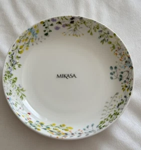 Set of 4 MIKASA Tivoli Lavender Bone China Pasta Bowl 8.5" Wildflower Floral NEW - Picture 1 of 6