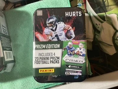 2023 Prizm PRIZM Edition TIN Box (4 Packs)  NEW TIN   FACTORY SEALED. HURTS - Image 1 of 4
