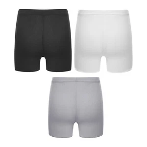 Girls Modal Shorts Under Dress Dance Bike Shorts for Playground Gym Sport 3 Pack - Picture 1 of 156