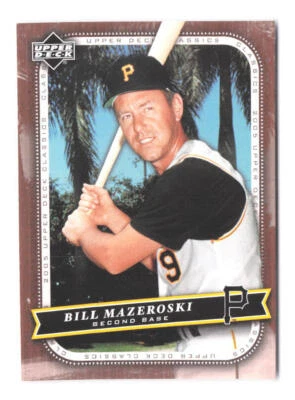 2005 Upper Deck Classics Bill Mazeroski 5 Pittsburgh Pirates - Image 1 of 2