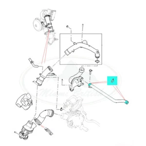 LAND ROVER BY-PASS PIPE O-RING x2 RANGE RR SPORT LR101805 OEM - Bild 1 von 1