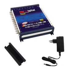 MK Digital Multischalter 9/24 mit LED Multiswitch FULL HDTV 3D 4K Sat Verteiler 