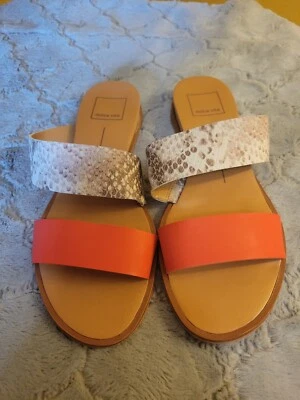 Dolce Vita Orange Sandals. Size 6M - Image 1 of 4