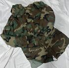 Us Military Army Field Jacket Woodland Camouflage Cold Weather Coat Medium Long