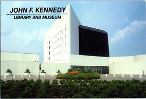 John F. Kennedy Library and Museum Dorchester Bay, Massachusetts Postcard - Picture 1 of 2