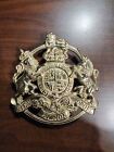 1953 Orden des Strumpfbandes Messing UNTERSETZER Kochplatte britische Monarchie König Ritter Arm