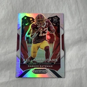 Rashod Bateman Prizm Draft Panini 196 2021-22 Ravens Rookie Silver All American - Picture 1 of 2