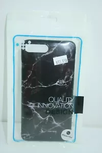 Custodia iPhone 7 Plus in marmo nero - elegante, elegante, stock USA - Foto 1 di 7