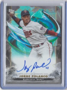 2023 Topps Inception - JORGE POLANCO ROOKIES & EMERGING STARS AUTO /75 TWINS RC - Picture 1 of 2