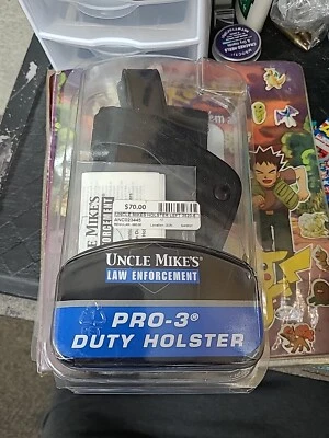 Uncle Mike's PRO-3 Duty Holsters Size 20 Mirage Basketweave 3520-6 (Left Hand) - Image 1 of 4