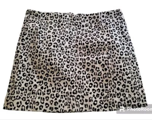 Jolt Women's Animal Print Mini Denim Skirt-Size 13 Waist 31" Stretch- EUC - Picture 1 of 7