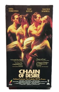 CHAIN OF DESIRE: Pre-Owned VHS Tape Malcolm McDowell 1993 - Imagen 1 de 6