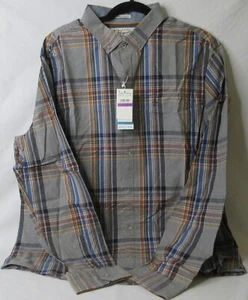 Penguin Button Down Shirt Men's XXL Heritage Slim Fit Plaid Gray MSRP $89.00 - Picture 1 of 10