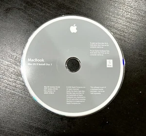 MacBook Mac OS X Install Disc 10.4.6 - 3A104 - 2 Discs - Photo 1/4