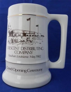 Crescent Distributing Beer Mug Stein Grand Opening Ceremony Concepts Unlimited - Picture 1 of 4