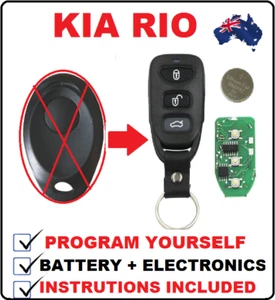 1 REMOTE Control FOB key less entry suitable for KIA RIO JB PREGIO 1998 - 2011 - Picture 1 of 5