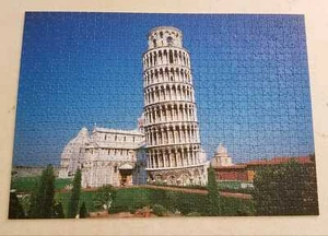 RAVENSBURGER 2001 1000 Pezzi TORRE PENDENTE DI PISA Puzzle Italia COMPLETO - Foto 1 di 4