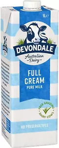 Devondale Full Cream Milk 1 Litre - Picture 1 of 12