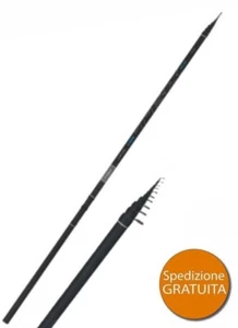 CANNA TUBERTINI LEVEL TBX 6 M PESCA BOLOGNESE CARBONIO MARE FIUME SLIM NEW - Foto 1 di 1