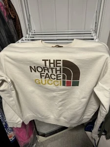 RARE AUTHENTIC PREOWNED GUCCI X THE NORTH FACE SWEATSHIRT SIZE XL - Picture 1 of 4