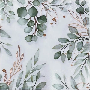 25Pcs Eucalyptus Napkins - 2-Ply Disposable Paper Luncheon Napkin for Wedding Ho - Picture 1 of 6