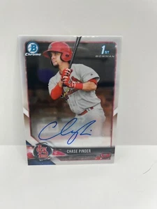 Chase Pinder 2018 Bowman Chrome Rookie Autograph Card#BCPA-CP!Cardinals CF - Picture 1 of 2
