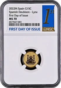 2022 Spanish Lynx 1/10-Ounce Gold -NGC PR70 FDI - FREE SHIPPING!! - Picture 1 of 3
