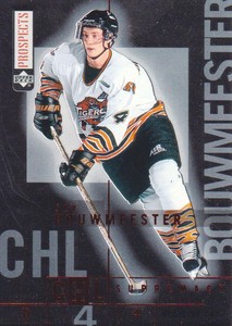2000-01 UD CHL Prospects Hockey Supremacy #CS9 Jay Bouwmeester Medicine Hat