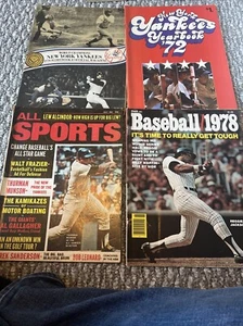 Lote 72 Anuario 78 Marcador Munson Jackson DE COLECCIÓN New York Yankees 4 Edición Años 70 - Imagen 1 de 3