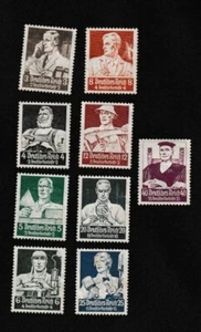 Deutschland 1934 #B58-67 9er Set SCV-81$ - OHNE GUMMIERUNG - Bild 1 von 1