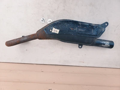 1977 Kawasaki KM100 conjunto de tubo de escape com protetor térmico #18001-167-21 - Imagem 1 de 4