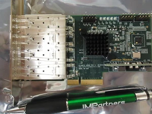 Interface Masters Niagara 42084 -NOSPF Quad Port 1 GB Low Profile NIC. Brand New - Picture 1 of 4