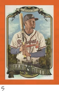 2022 Topps Allen & Ginter Cabinet Boxloader #BC-6 Ronald Acuna Jr. - Picture 1 of 2