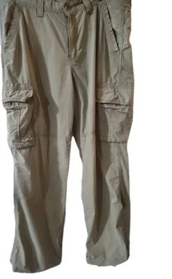 Pantalones cargo Eastern Mountain Sports para hombre senderismo 36x29 tostados utilitarios para exteriores  Foto 1 de 4